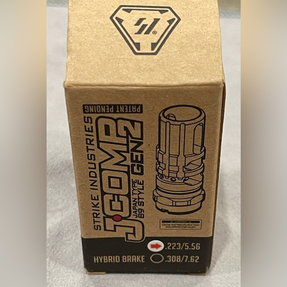 Strike Industries JComp Gen2 AR-15 .223/5.56 Muzzle Break/Compensator - Picture 3 of 8
